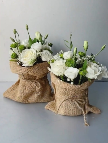 Arranjo de Mesa - Flores Brancas